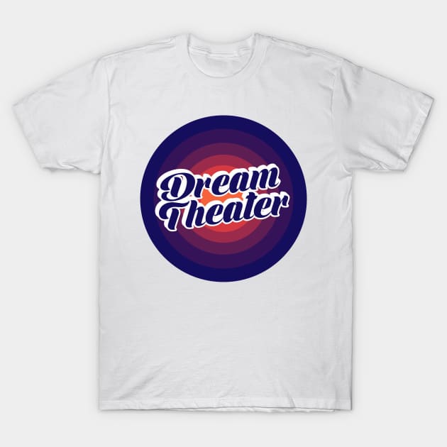 Dream Theater - Blurn Circle T-Shirt by GLOBALARTWORD